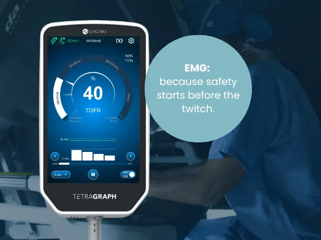 TetraGraph EMG - Because safety starts before the twitch